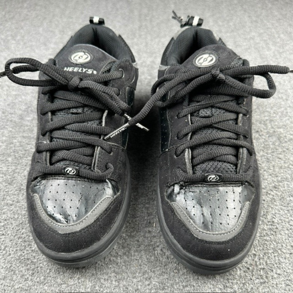 Heelys 7135 Vapor Kids Black Skate Shoes with Wheels Size US 5 UK 4 EUR 36.5